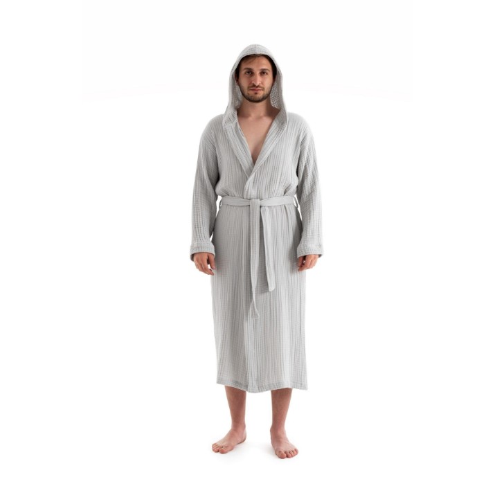 Банный халат Халат L'Essentiel Muslin Grey, s.S/M