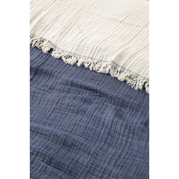 Cuvertura L'Essentiel Muslin Navy Blue v2