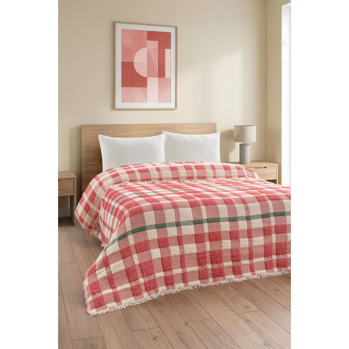 Одеяло L'Essentiel Ekose Red