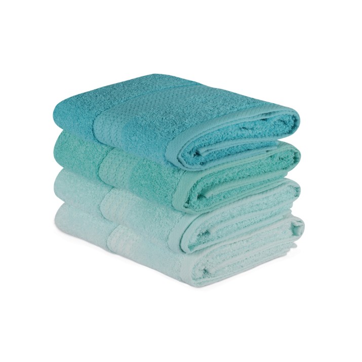 Set prosoape L'Essentiel Rainbow Water Green