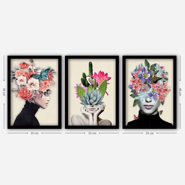 Set de 3 picturi Wallity 3SC161