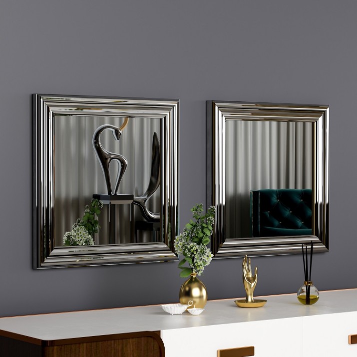 Набор зеркал Hanah Home Bale Silver