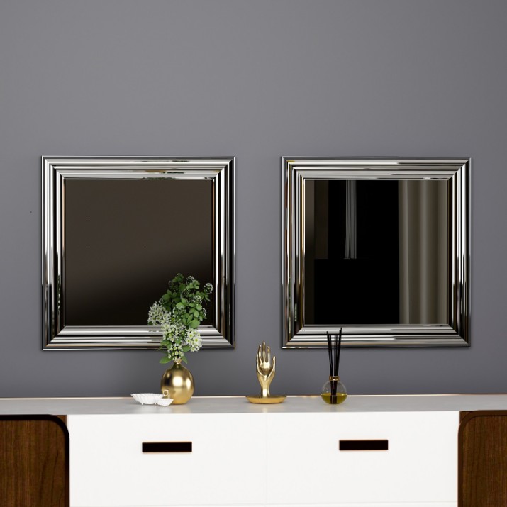 Набор зеркал Hanah Home Bale Silver