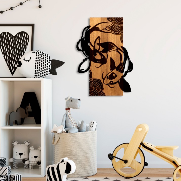 Декоративное панно Wallity Fish Yang