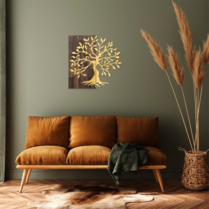 Декоративное панно Wallity Tree Gold