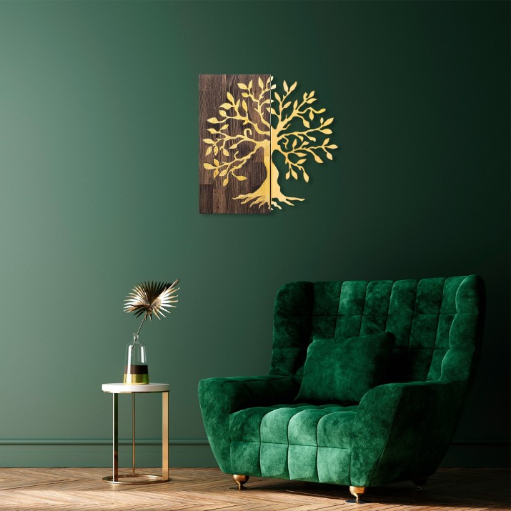 Декоративное панно Wallity Tree Gold