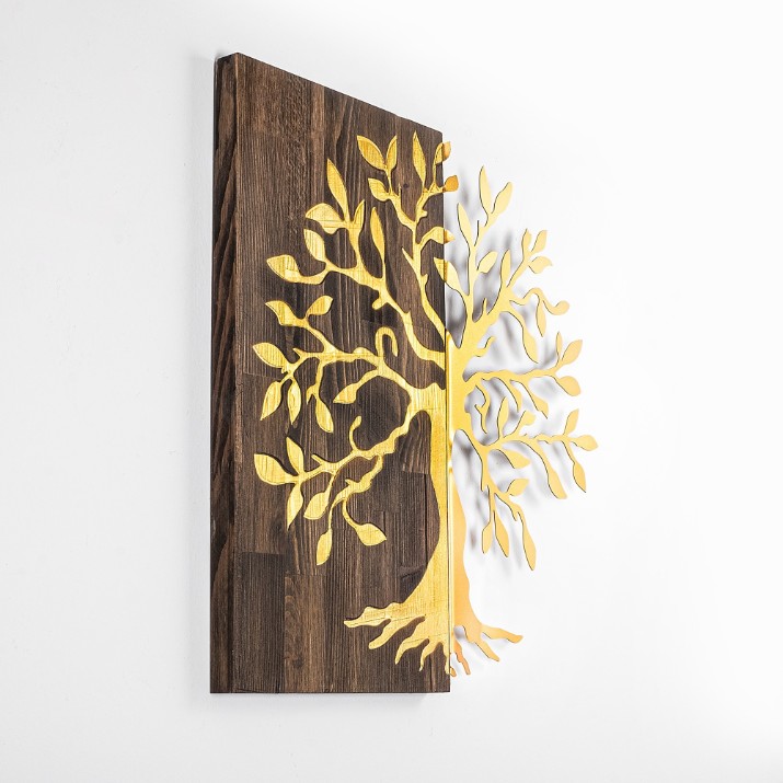 Panou decorativ Wallity Tree Gold