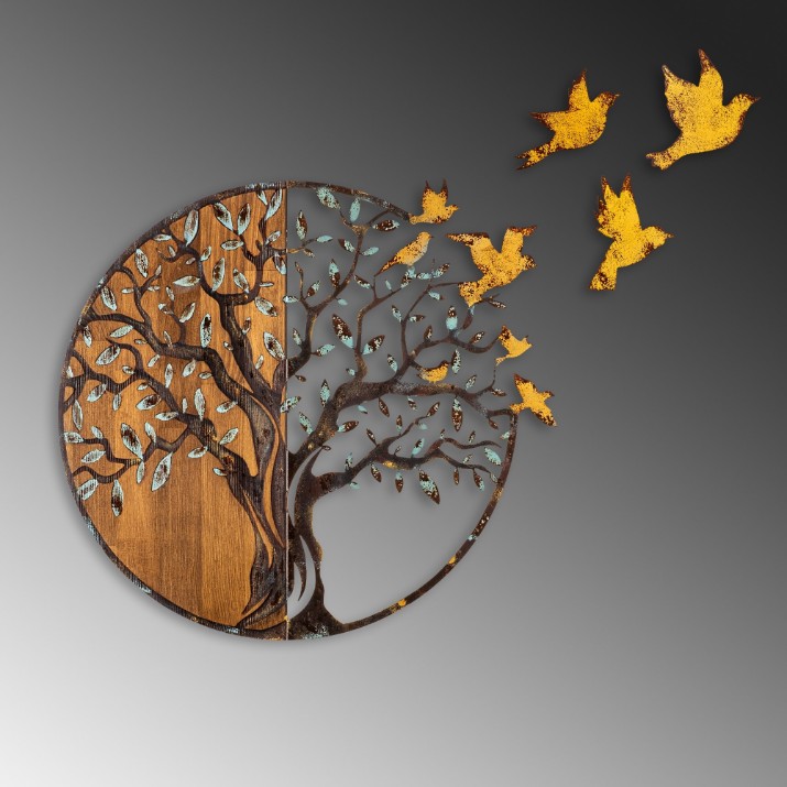 Panou decorativ Wallity Tree And Birds 322-A