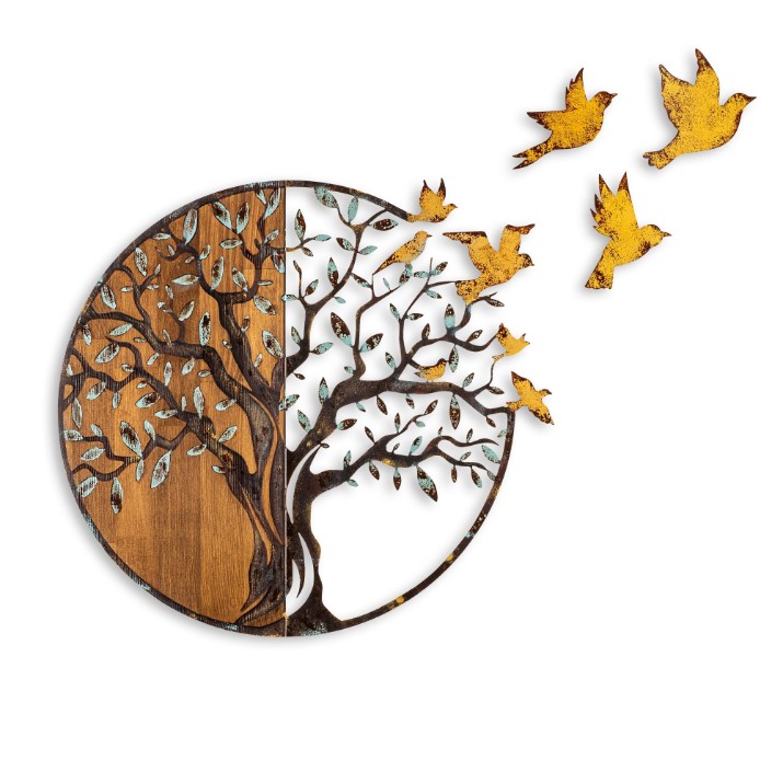 Декоративное панно Wallity Tree And Birds 322-A