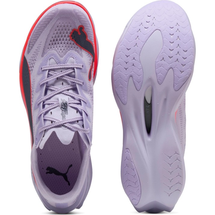 Adidași pentru bărbați Puma Deviate Nitro Elite 4 Light Lavender/Ultra Red/Inky Depths, s.44 (312127_08)