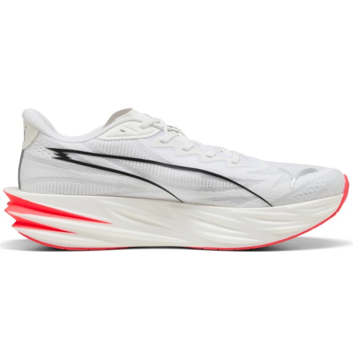 Adidași pentru bărbați Puma Deviate Pure Nitro Puma White/Ultra Red/Puma Silver, s.40