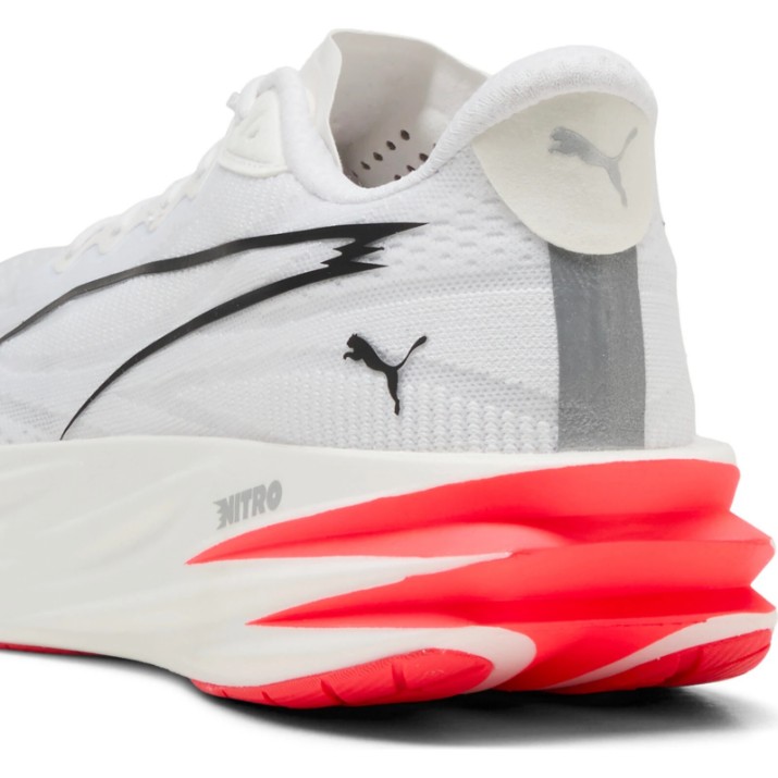 Кроссовки мужские Puma Deviate Pure Nitro Puma White/Ultra Red/Puma Silver, s.46