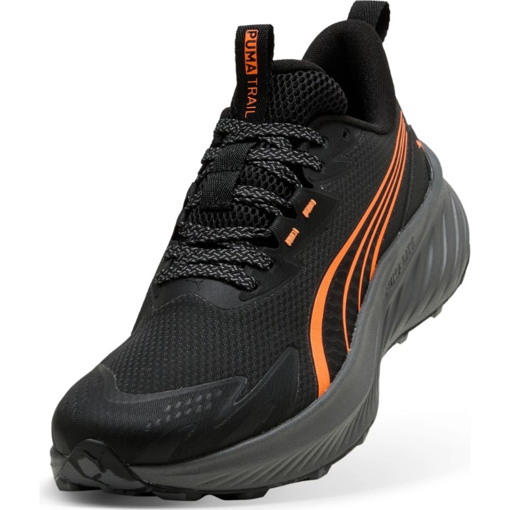 Adidași pentru bărbați Puma Pounce Lite 2 Trail Puma Black/Fluro Orange Pes, s.41