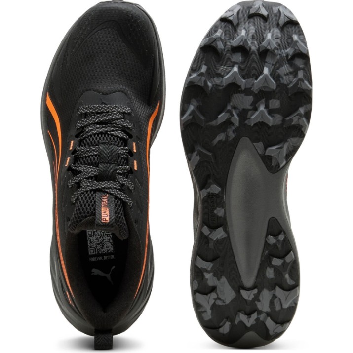 Adidași pentru bărbați Puma Pounce Lite 2 Trail Puma Black/Fluro Orange Pes, s.42