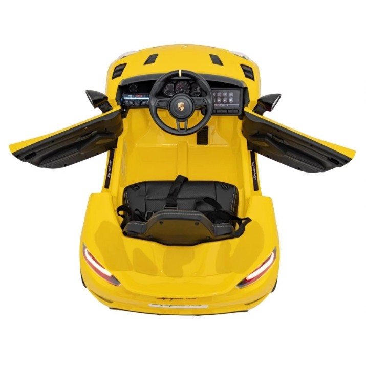 Mașinuța electrica KidsCar Porsche 718 Spyder RS Yellow (DK-CA003)