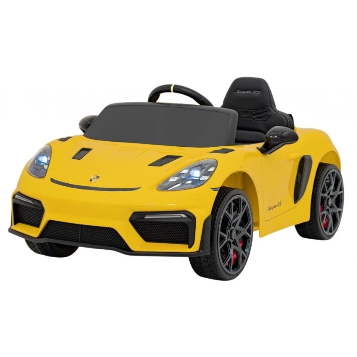 Электромобиль KidsCar Porsche 718 Spyder RS Yellow (DK-CA003)