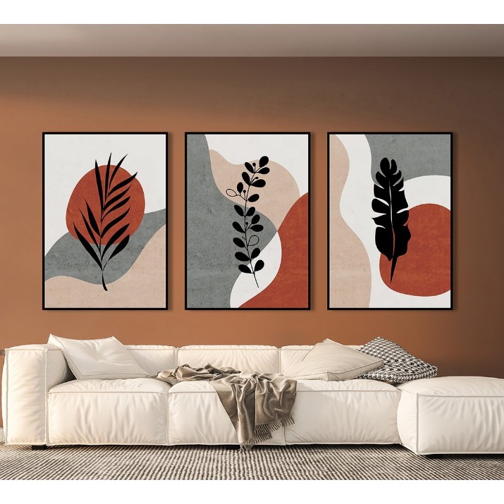 Картина ArtShop Leaves in Boho Style Triptych 40x60cm (SET378-M-L)