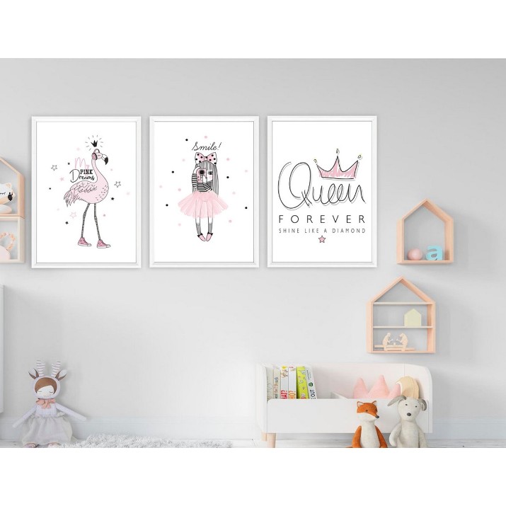 Pictură ArtShop Minimalism For Girls Triptych 60x90cm (SET145-MM-L)
