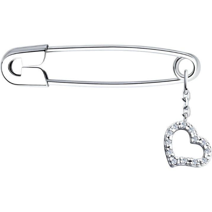Брошь SOLOVOV JEWELRY 94040017 1,44g