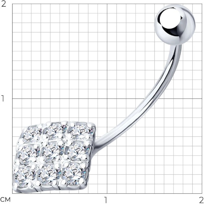 Пирсинг SOLOVOV JEWELRY 94060013 1,11g