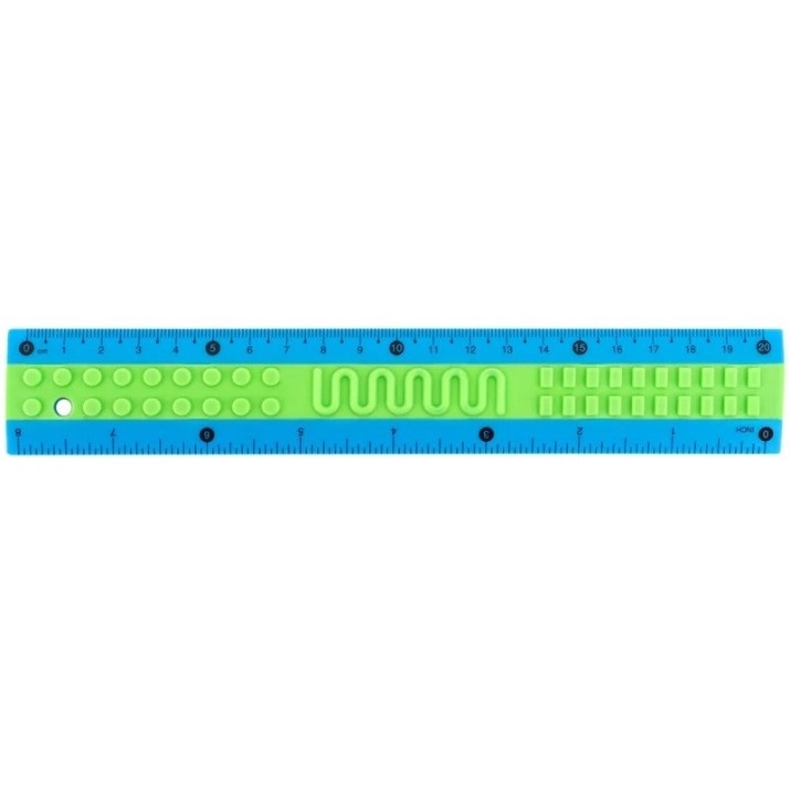 Riglă Kite Classic 20cm Blue/Green (K-1268-4)