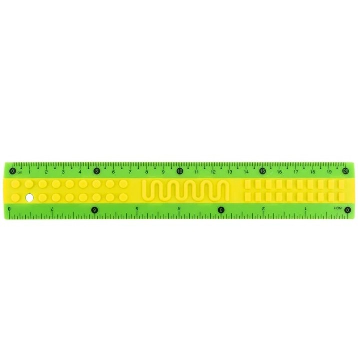 Линейка Kite Classic 20cm Green/Yellow (K-1268-3)