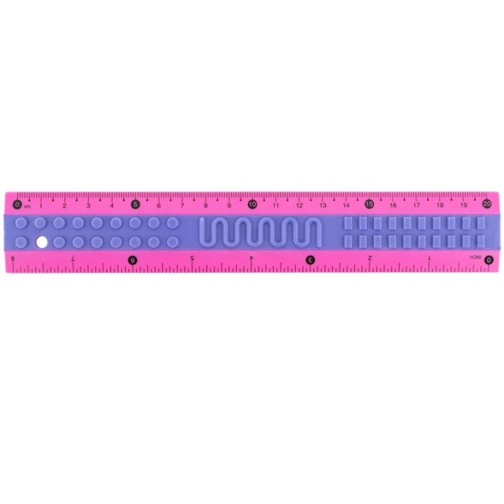 Riglă Kite Classic 20cm Pink/Purple (K-1268-1)