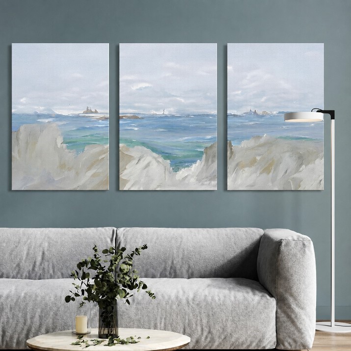 Картина ArtShop The Sea in Abstract Style Triptych 30x45cm (SET571)