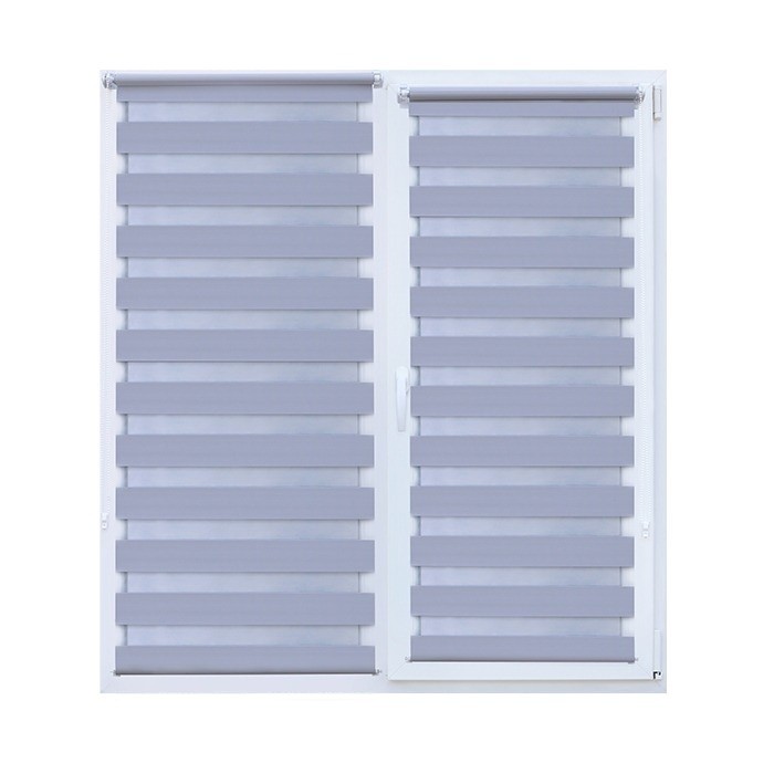 Рулонные шторы Dekora Day Night MGR04 Light Grey  0,75x1,70 m