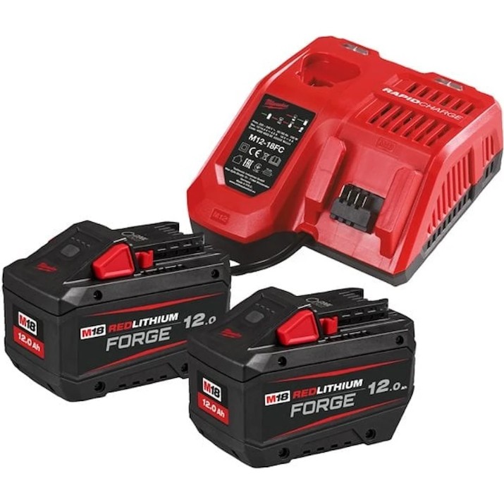 Set incarcator+ 2 acum Milwaukee 4933498610