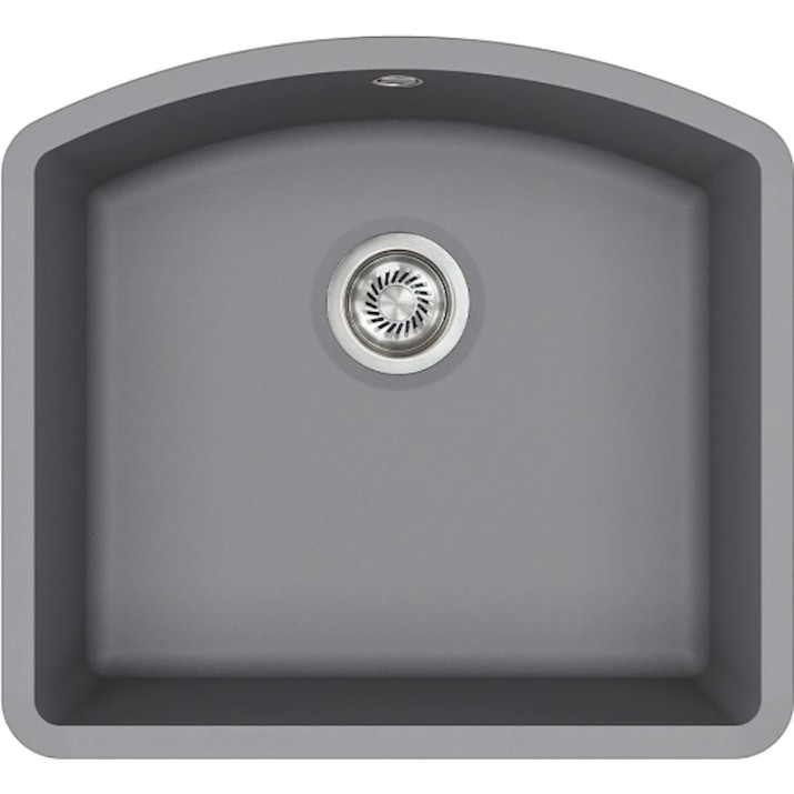 Chiuvetă de bucătărie Aquasanita Helika Arca SQA103 Alumetallic