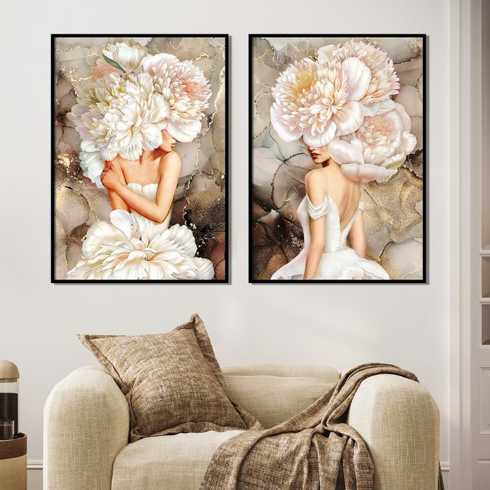 Картина ArtShop Enigmatic Girls Diptych 30x45cm (SET541-M)