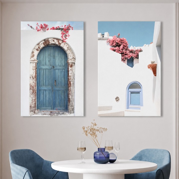Картина ArtShop Greek Architecture Diptych 60x90cm (SET436-XL-L)