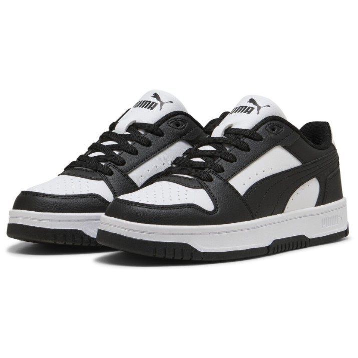 Кеды детские Puma Rebound Slam Lo Jr Puma White/Black, s.38.5