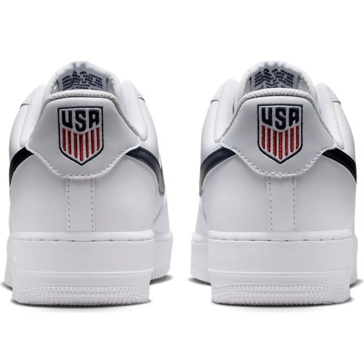 Ghete pentru bărbați Nike Air Force 1 07 White/University Red/Midnight Navy, s.43