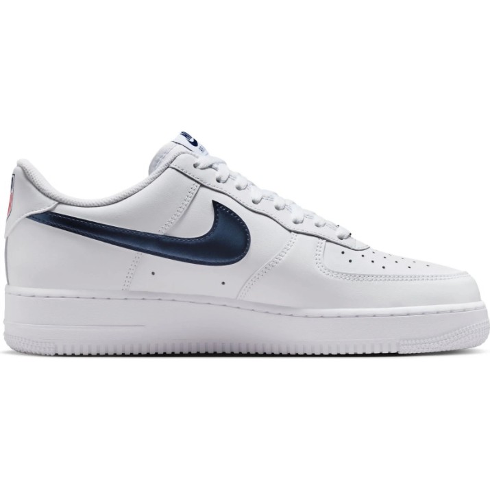 Кеды мужские Nike Air Force 1 07 White/University Red/Midnight Navy, s.45