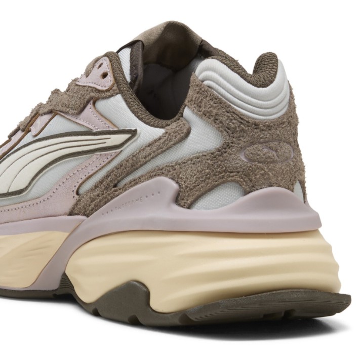 Adidași pentru dame Puma Fade Nitro Ls Brushed Luxe Glacial Gray/Powder Pink, s.36