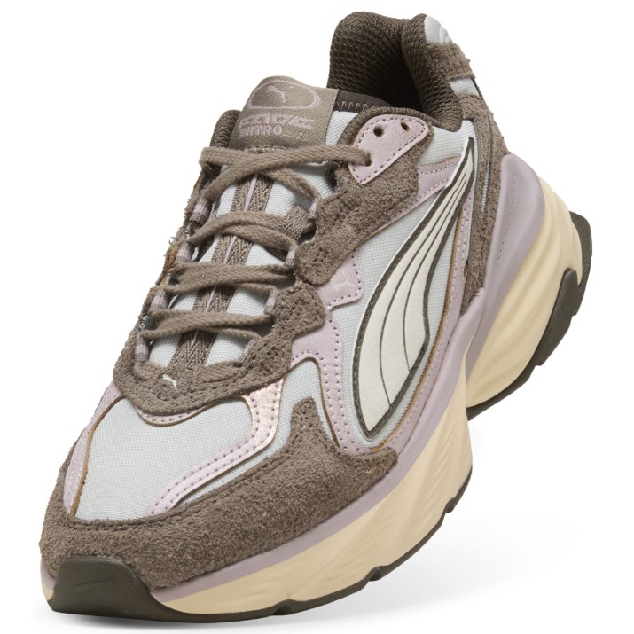 Кроссовки женские Puma Fade Nitro Ls Brushed Luxe Glacial Gray/Powder Pink, s.38.5