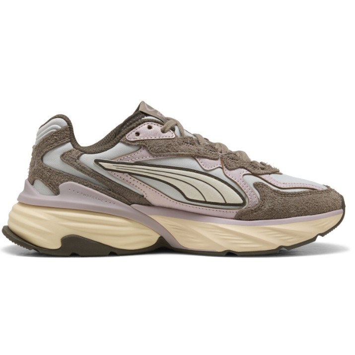 Adidași pentru dame Puma Fade Nitro Ls Brushed Luxe Glacial Gray/Powder Pink, s.40
