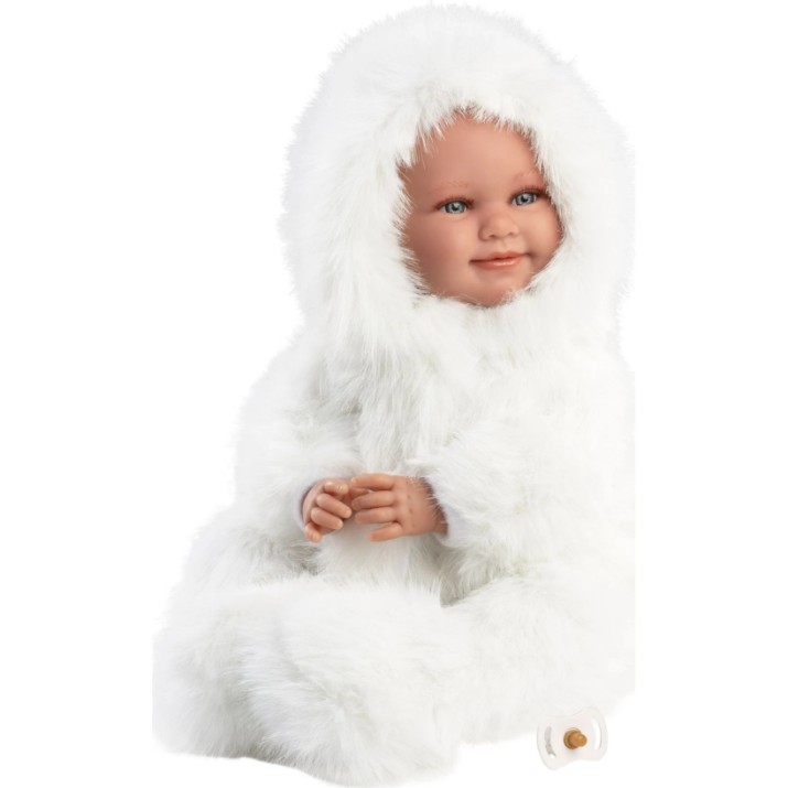 Кукла Llorens Luka Sonrrisas Buzo Blanco 45cm (74505)