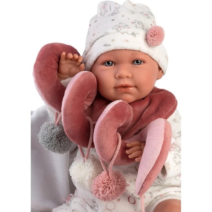 Кукла Llorens Mimi Llorona Durmiente Rosa 40см (74026)