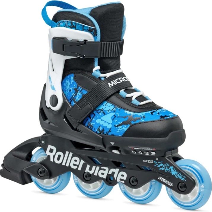 Роликовые коньки RollerBlade Microblade SL, s.33-36.5 Blue/Black