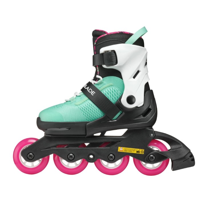 Роликовые коньки RollerBlade Microblade XT, s.28-32 Black/Sea Green (86B0751520NG03)