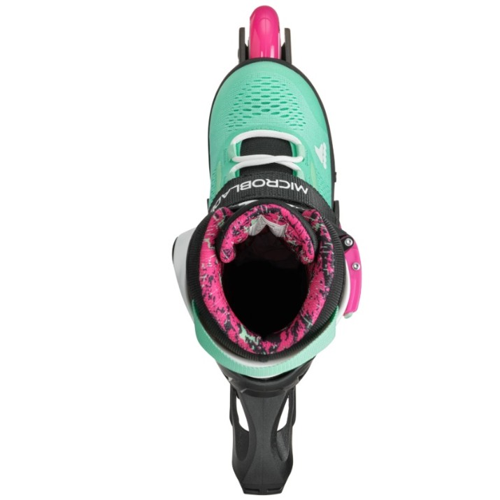 Роликовые коньки RollerBlade Microblade XT, s.28-32 Black/Sea Green (86B0751520NG03)