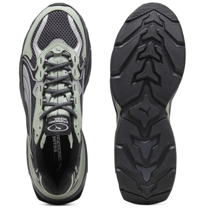 Adidași pentru dame Puma Fade Nitro LS Soft Grass/Moody Gray, s.37.5