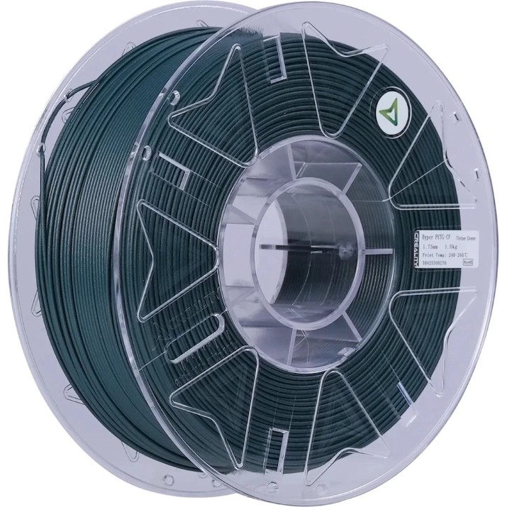 Filament pentru imprimare 3D Creality PETG-CF Ancient Wood Green 1kg