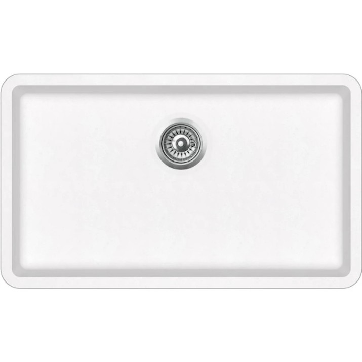 Chiuvetă de bucătărie Aquasanita Helika Forma SQF104 Alba