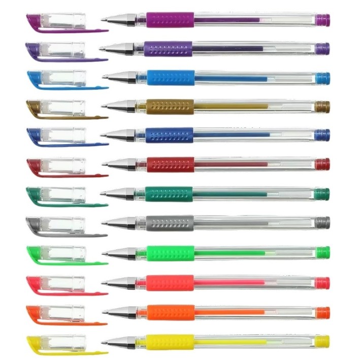 Набор ручек ZiBi Neon+Metallic 12pcs (ZB.2205-99)