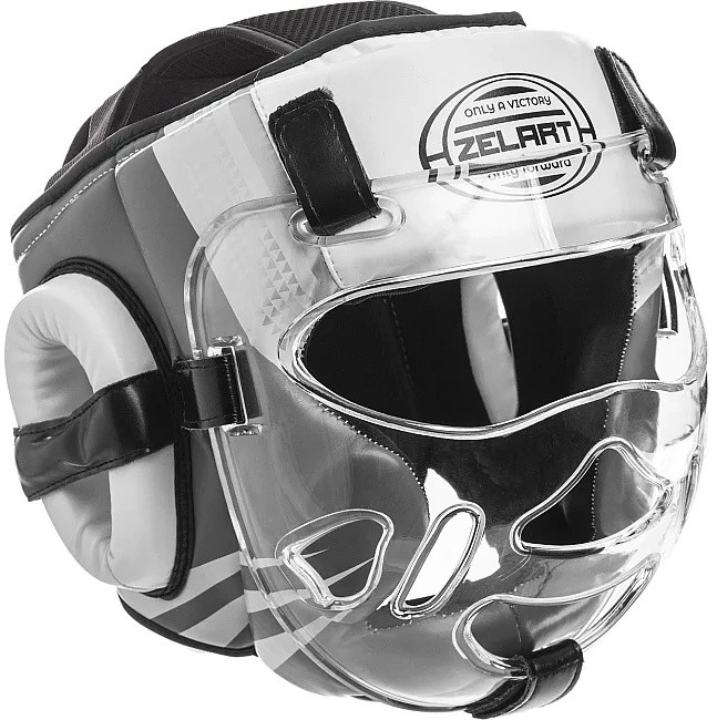 Защитный шлем Zelart XL White/Black (BO-1360)