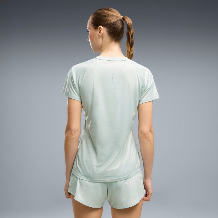 Tricou de dame Puma Run Velocity Printed Creme de Mint, s.XS